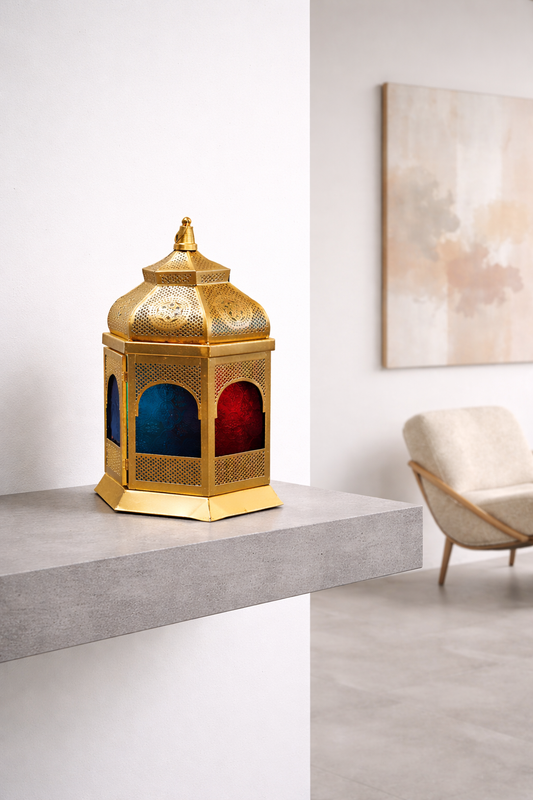 Sultan Glow Moroccan Metal Lantern (Single Piece)