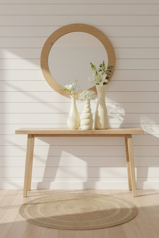 Modern Neutral Ceramic Decorative Vase Set (Set of 3)